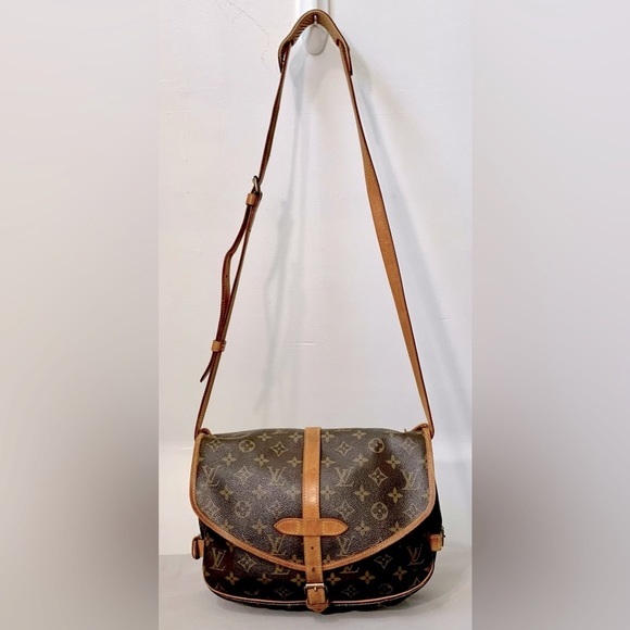 Louis Vuitton Saumur 30 Crossbody Double Saddle Brown Messenger - Picture 7 of 16
